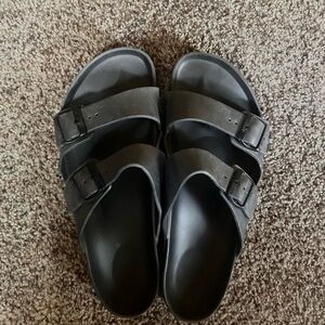 Men's Birkenstock Arizona EVA Metallic Anthracite Sandals